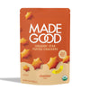 MadeGood Cheddar Star Puffed Crackers, Organic Snacks, 4.26oz Pouch, Pack of 1