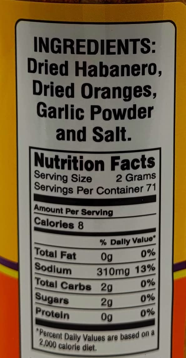 Florida Seafood Seasonings Gourmet Orange Hanero Rub 5Oz Simply The Best