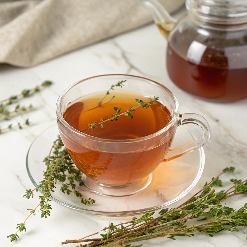 Tog999, Enhanced 120 Thyme Leaf Tea Bags, 100% Natural & Pure. Loose Leaf Thyme Herbal Tea. No Sugar, No Caffeine, No Gluten, Vegan.