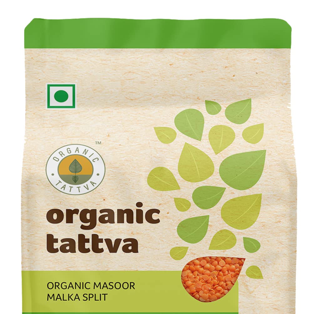 Organic Tattva Masoor Malka Split, 1Kg