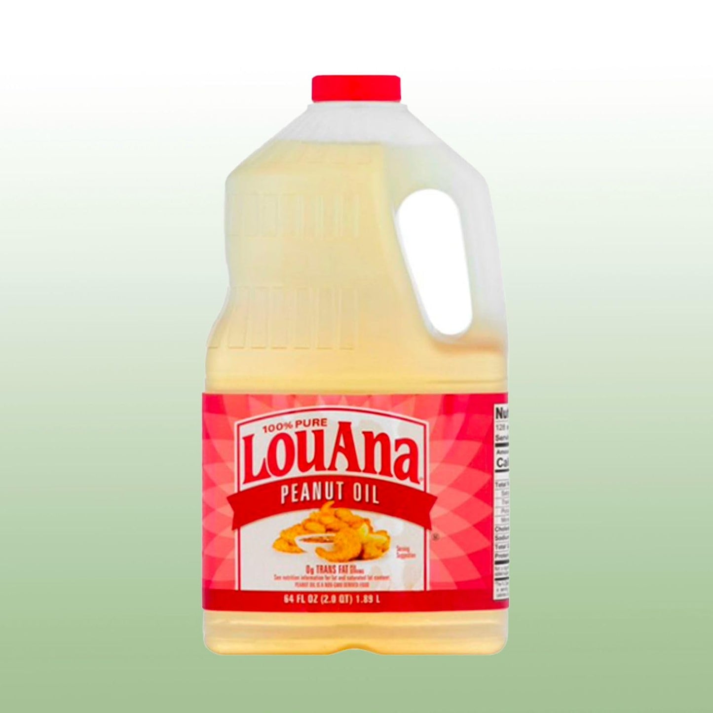 LouAna Peanut Oil 64 fl oz - 3 Pack - Medium Size Plastic Bottles