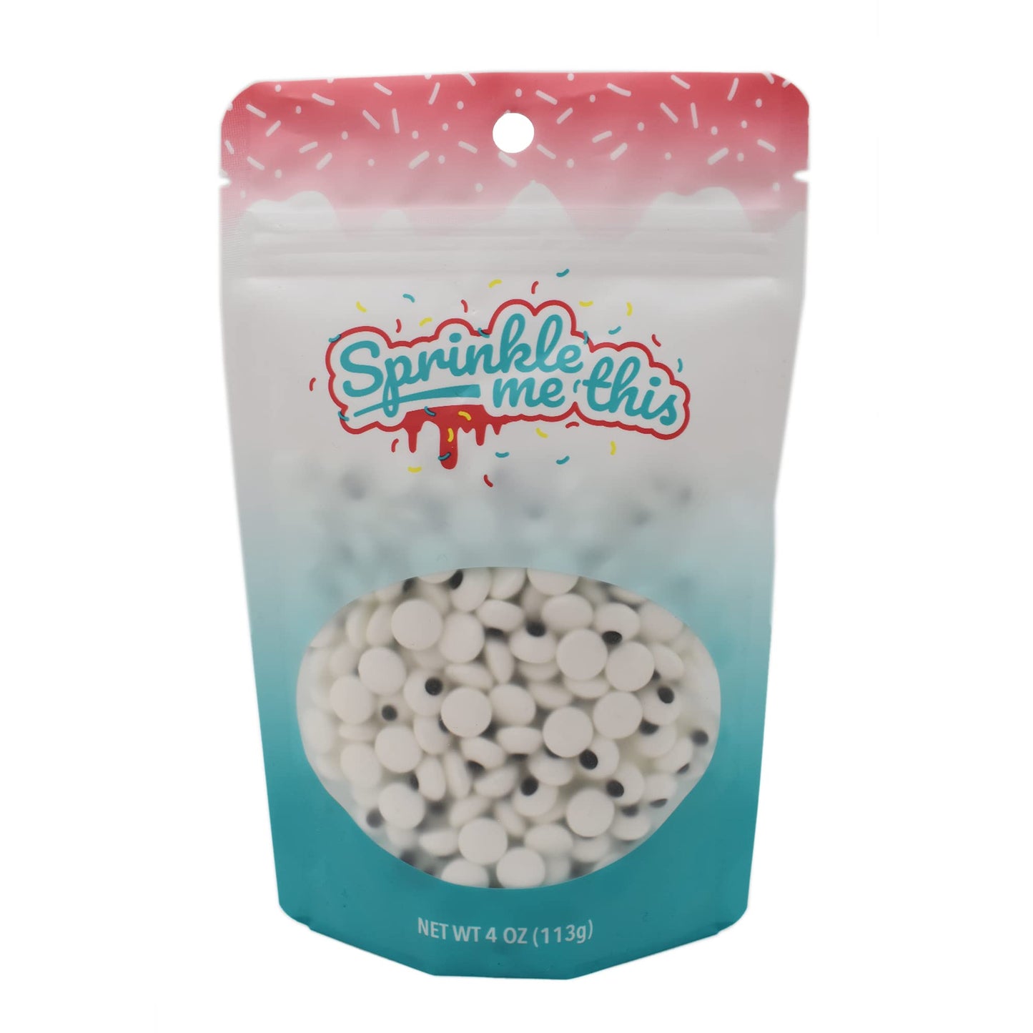 Halloween Party Edible Decorations Sprinkle Blends - A Spooky 4 Ounce Variety (Small Spooky Eyes)