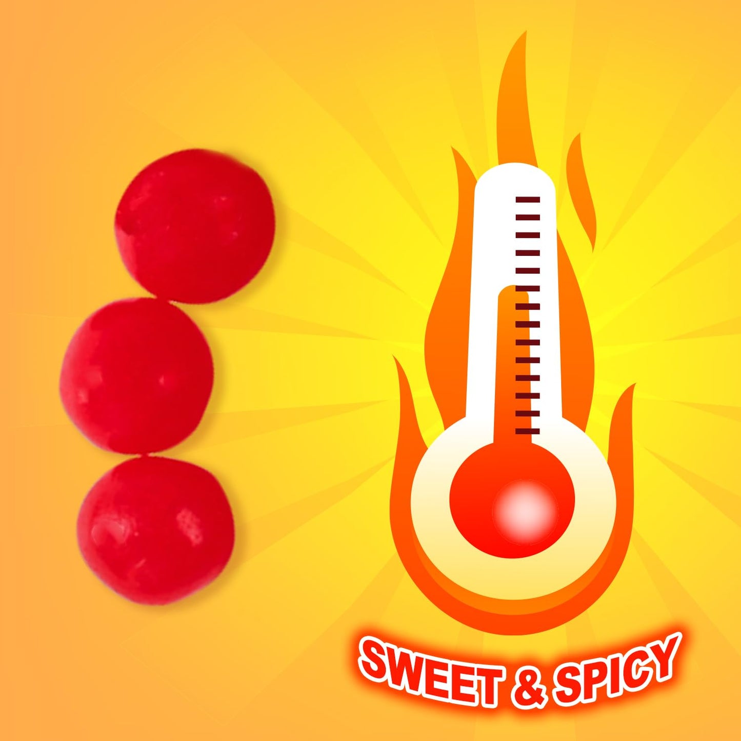 Red Cinnamon Candy - 3 Pounds - Red Halloween Candy - Hot Red Cinnamon Candy - Spicy-Sweet Red Candies for Buffet - Imperial Can