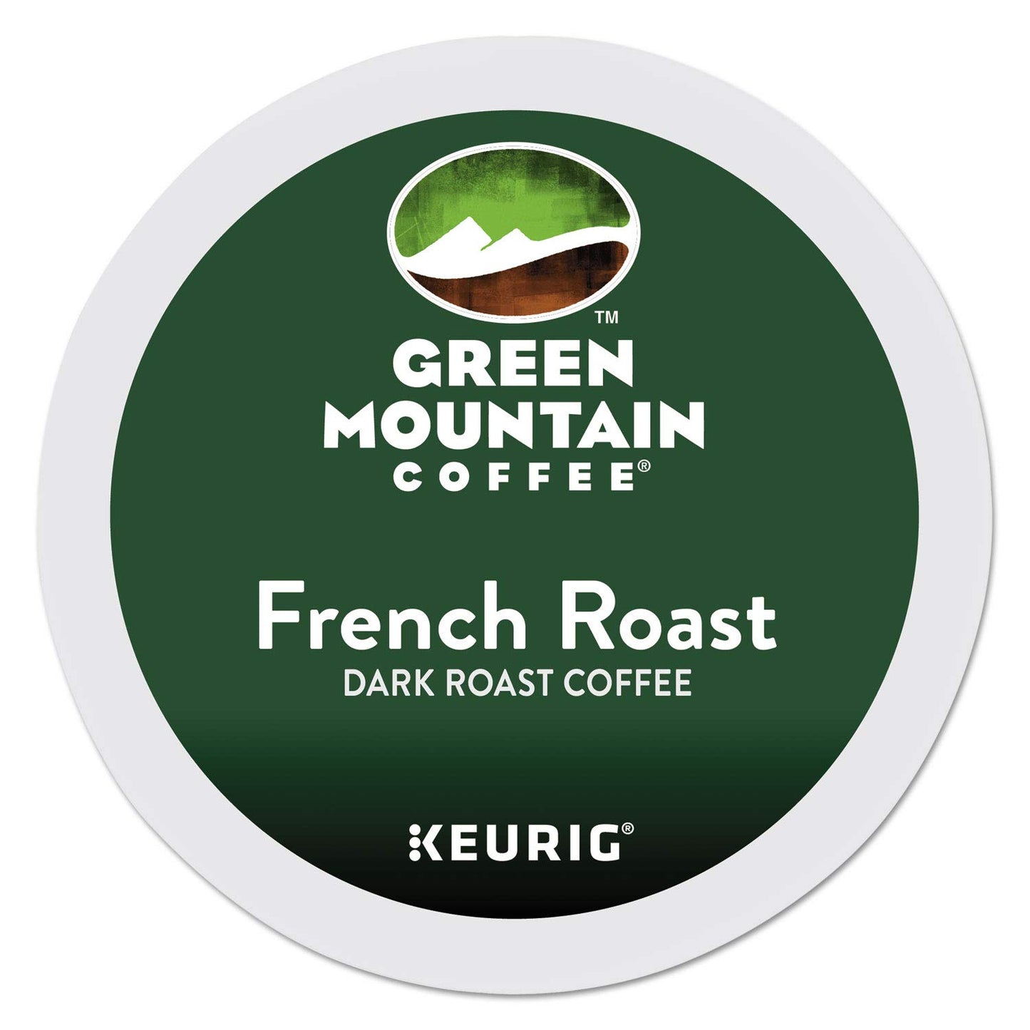 Green Mountain Coffee French Roast K-Cup Portion Pack, 24 Count, Green, Model 6694