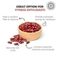 Pride Of India - Indian Whole Dark Kidney Beans - Protein & Fiber Rich Rajma, 3.0 Pound Jar