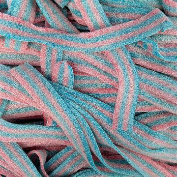 Sour Power Gummy Belts Candy (Sour Cotton Candy, 2 Pound)
