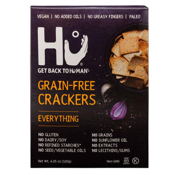 Hu Kitchen Everything Crackers 4.25 Oz