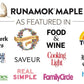 Runamok Ginger Root Infused Maple Syrup - Gluten Free Natural Sweetener - 8.45 Fl Oz (250mL)