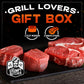 Grumpy Butcher Mignon & Ribeye Steaks Basket: 2 Filet Mignons (8 Oz Each) And 2 Ribeyes (14 Oz Each) - Food Gifts Carne Asada