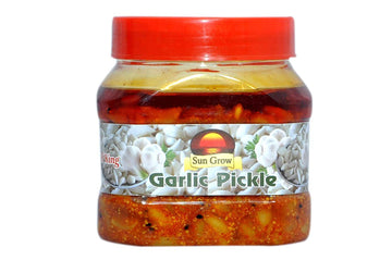Sun Grow Homemade Organicherbal Masala Garlic Pickle Lashun Ka Achar 500Gm