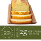 Power Of The Almond Sugar Free Dessert Low Carb Keto Pound Cake Loaf (Lemon)