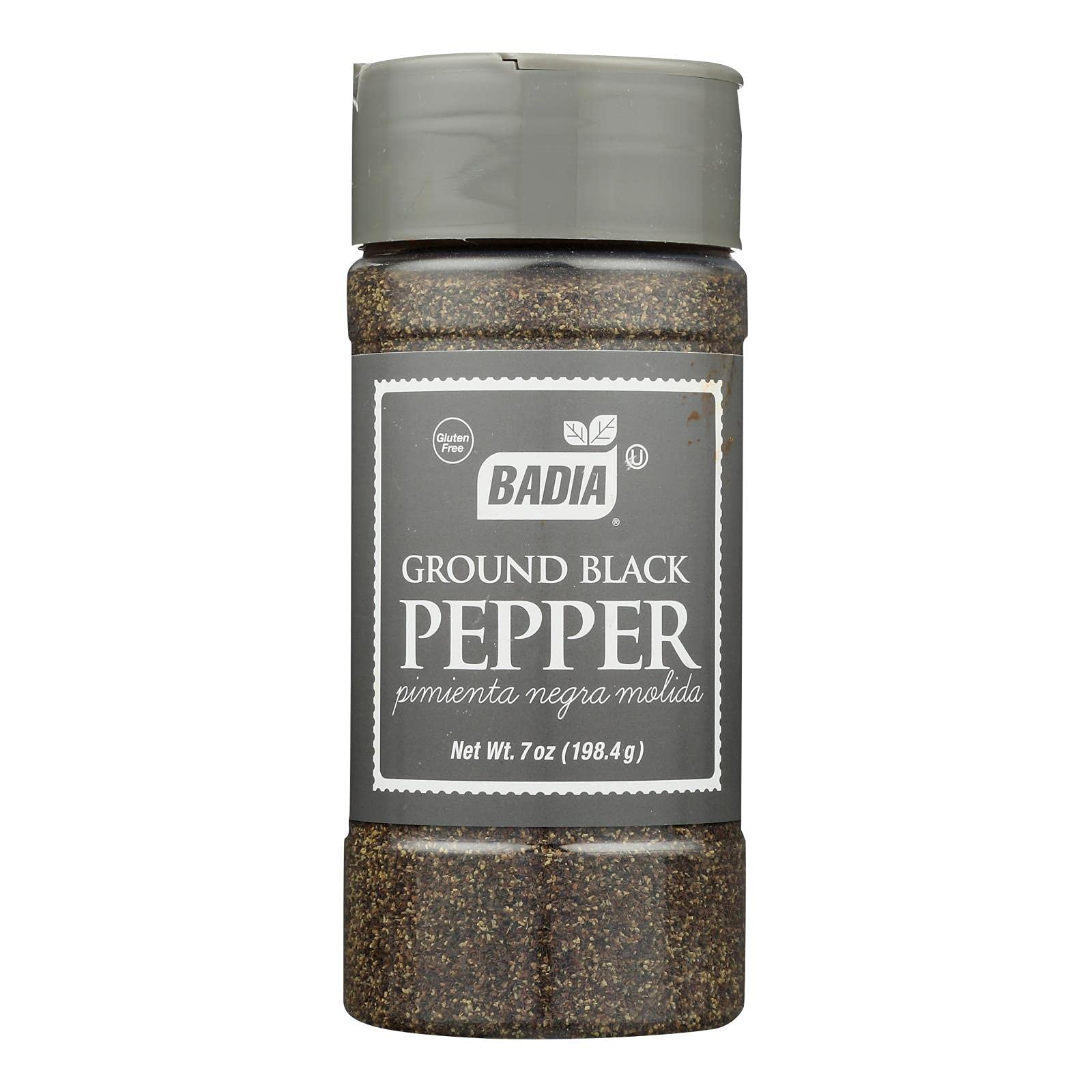 Badia Ground Black Pepper Spice, 7 Ounce - 12 per case.