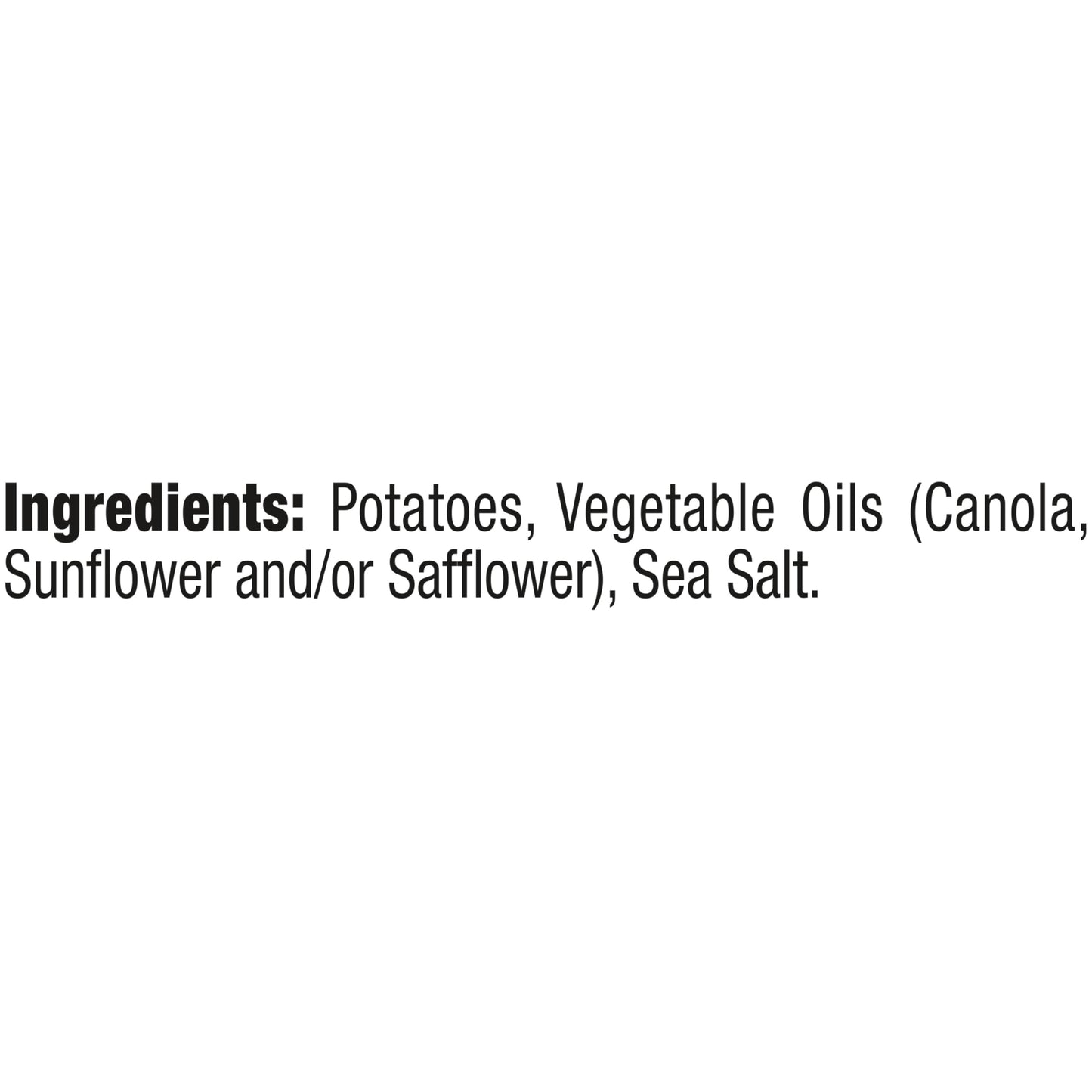 Kettle Brand Sea Salt Kettle Potato Chips, Gluten-Free, Non-Gmo, 7.5 Oz Bag