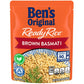 BEN S ORIGINAL Ready Rice Brown Basmati Rice, Easy Dinner Side, 8.5 oz Pouch (Pack of 12)