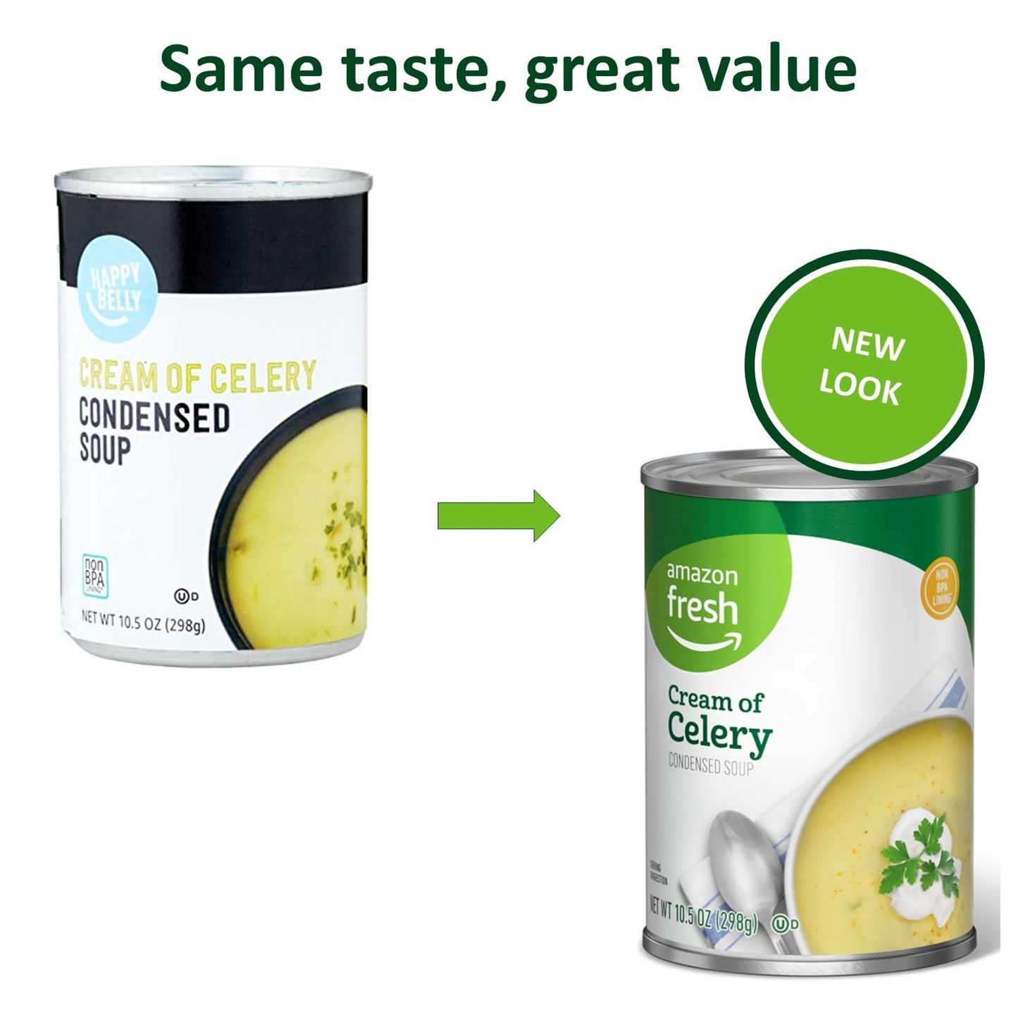 Happy Belly Cream of Celery, 10.5 Ounce, Pack of 1