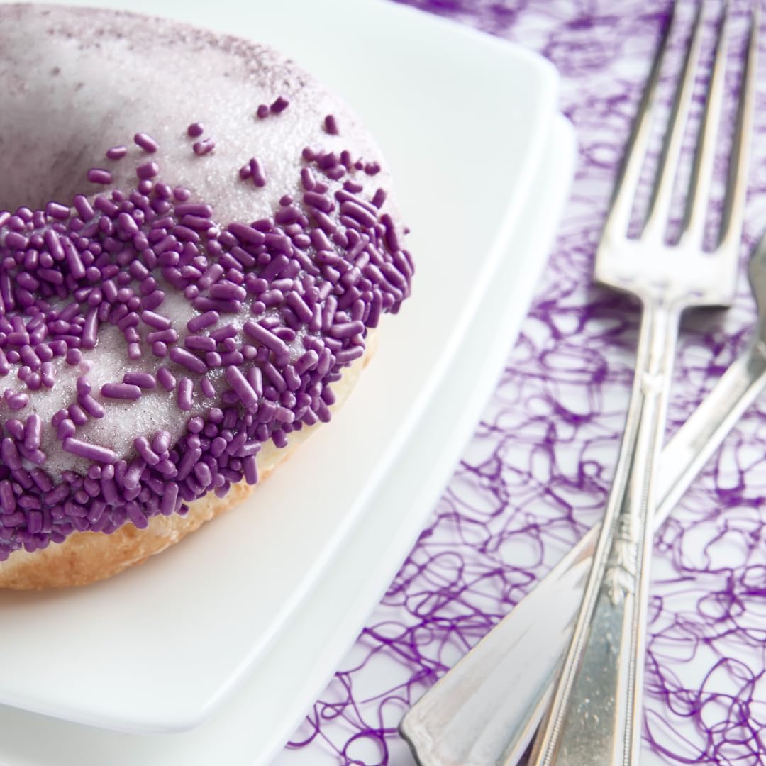 GranAroma Purple Sprinkles, 12.8 oz, Decorative, Cakes & Cupcakes