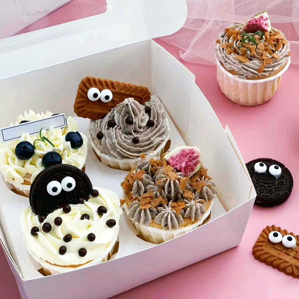 Eastron Edible Mini Candy Eyeballs Eyes Cake Cupcake Toppers Cookie Decorations Dessert Sprinkles For Halloween Christmas Birthd