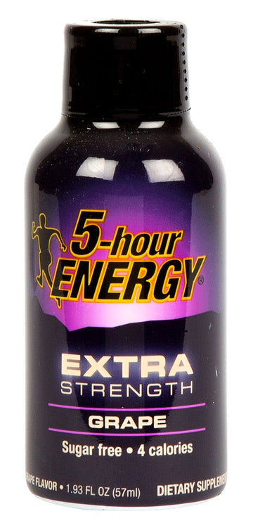 5-Hour Energy ® Shot, Extra Strength, Grape, 1.93 Oz.