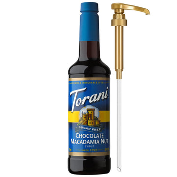 Torani Sugar Free Coffee Syrup, Chocolate Macadamia Nut, Zero Calorie, 25.4 Fl Oz