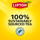 Lipton Black Tea Bags  Hot or Iced High Caffeine Tea  100 Total Bags