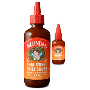 Melindas Thai Sweet Chili Sauce - Sweet and Mild Asian Chili Sauce Made with Whole Fresh Ingredients - Gourmet Hot Sauce, Keto F