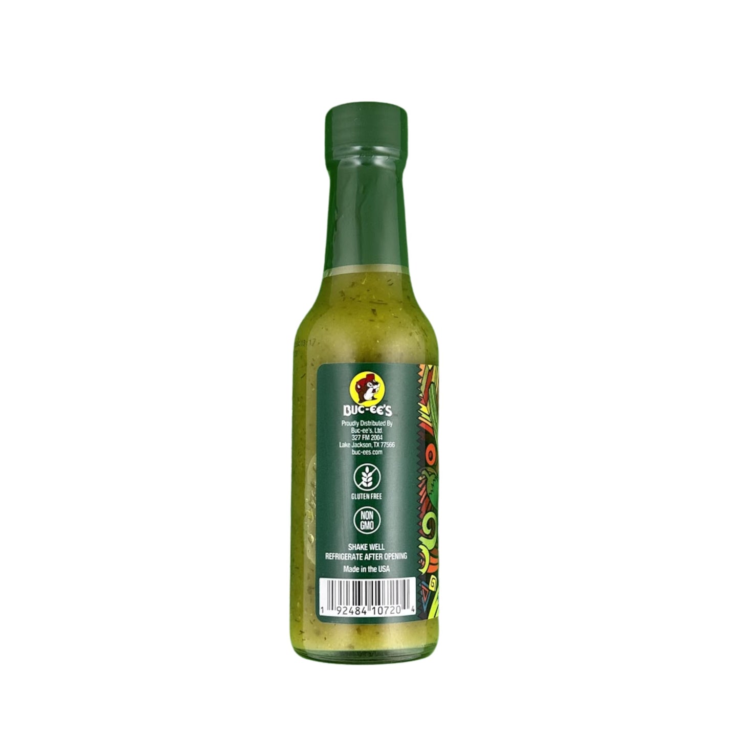 Buc-Ees Dill Pickle Jalapeo Hot Sauce - Tangy & Mildly Spicy, Gluten Free, 5 Oz Bottle