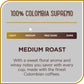 Don Franciscos Colombia Supremo Ground Coffee, Medium Roast, 12 oz Cans (Pack of 3), Original