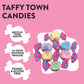 Taffy Town Candies- Cottontail Easter Mix | Gourmet Taffy| Nougat-Style Candy| Soft & Delicious| Sumer Snack Treats| Party Good