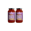 Sonoma Gourmet Roasted Garlic Pasta Sauce, USDA Organic, Non-GMO, No Sugar Added, 25 Ounce Jars (Pack of 2)
