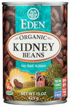 Eden Organic Kidney Beans, No Salt Added, 15-Ounce Cans (Pack of 12) ( Value Bulk Multi-pack)
