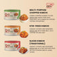 Yopokki Korean Canned Regular Kimchi, Napa Cabbage, 4EA (22.56 oz), Original Taste