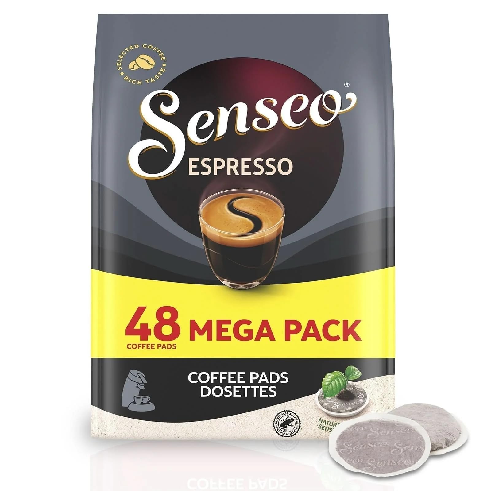 Douwe Egberts SENSEO Espresso Coffee Pods, 48 Count, Original Version, Model SYNCHKG057434