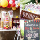 40 Pcs Baby Q Cupcake Topper Bbq Baby Shower Birthday Party Supplies Picnic Party Cake Topper For Summer Barbecue Picnic Baby Sh