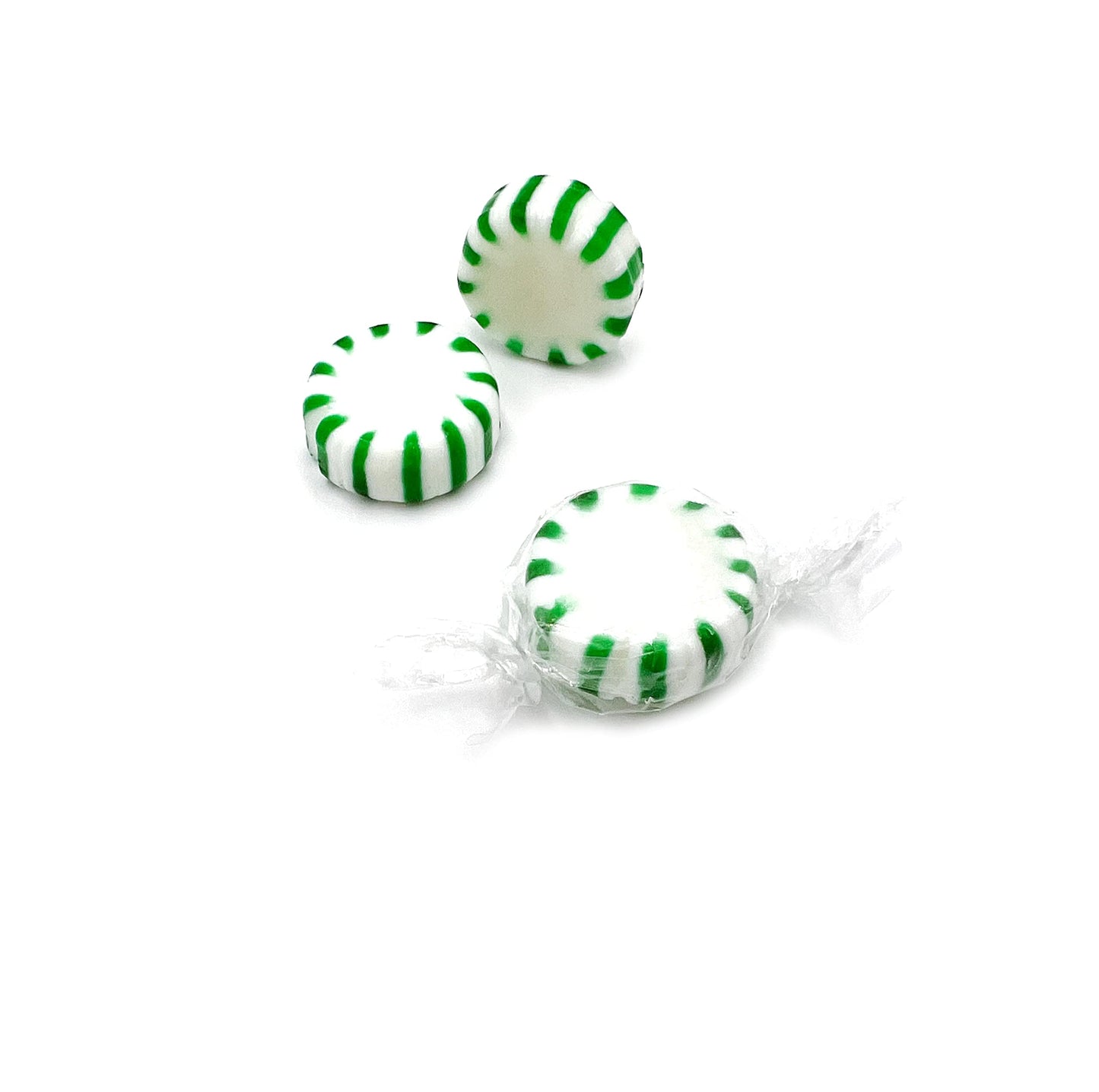 Arcor Spearmint Starlights Discs Individually Wrapped Hard Candy (1 Pound Bag - Approx. 85 Count)