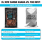El Jefe Carne Asada 7Oz Beef Jerky - Authentic Mexican Style Slab Jerky Handcrafted In Small Batches For A Bold Hispanic Flavor