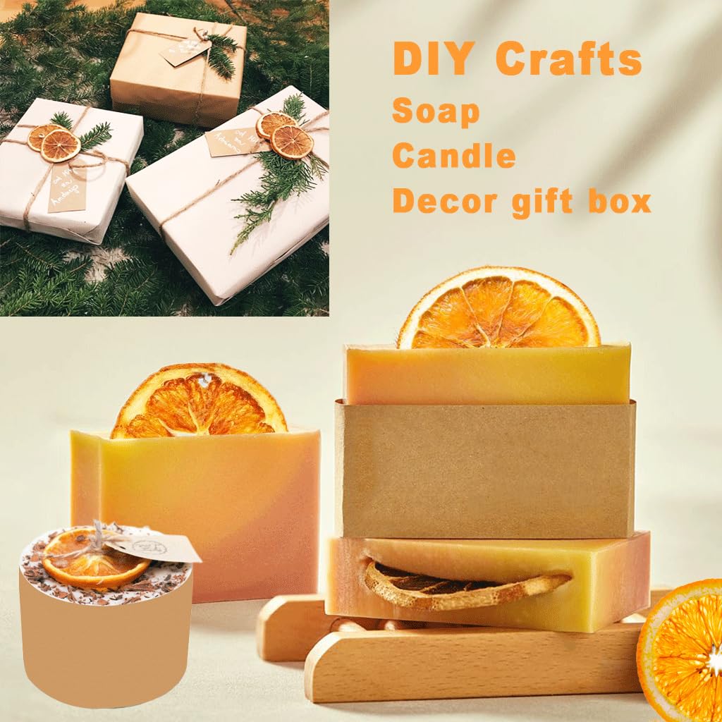 Mkostlich Dried Orange Slices, Natural Dehydrated, 8.81oz, Sugar-Free, Ideal for Cocktails and Crafts