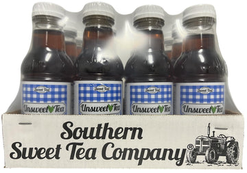 Unsweetened Black Iced Tea, Real Brewed, Caffeinated, All Natural, No Artificial Flavors Or Colors By Southern Sweet Tea Company