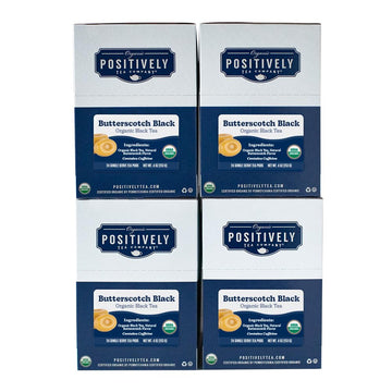 Organic Positively Tea Company, Butterscotch Black Tea, K-Cup Compatible, 96 Pods