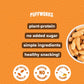Puffworks Original Organic Peanut Butter Puffs, 1.2 Ounce (Pack of 6), Plant-Based Protein Snack, Gluten- and Rice-Free, Vegan,