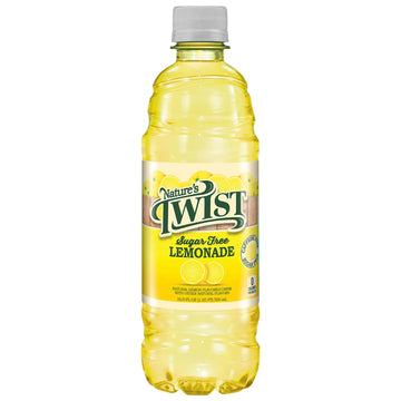 Nature's Twist Sugar Free Lemonade, 24 Pack, 405.6 Fl Oz - Refreshing & Guilt-Free Beverage