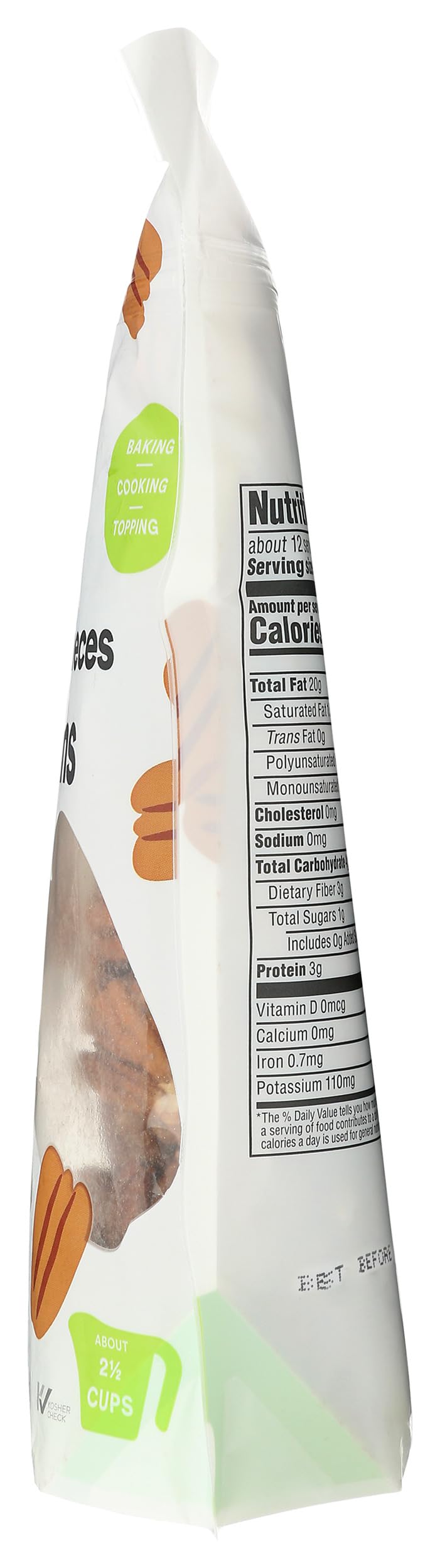 365 by Whole Foods Market Pecan Halves, 12 Ounce - Premium Quality Nuts for Snacking and Baking