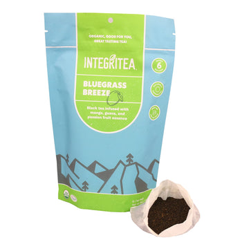 Integritea Integritea Bluegrass Breeze Hot Or Cold Brew Organic Black Tea Bags Infused With Guava Passion Fruit Mango Tea - 6-Ba