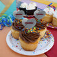 GRAPHICS & MORE Cupcake Picks Set of 6, Acrylic, Heart Design, Nicholls State University, One Size
