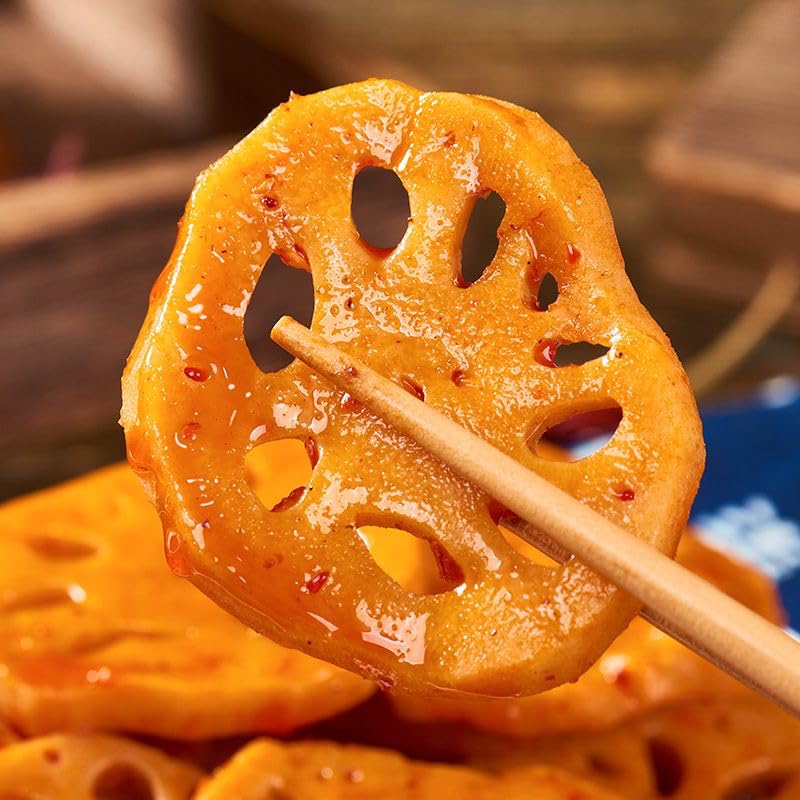 Spicy Lotus Root Slices 400G(100G*4Bag)/14.1Oz. Lotus Root
