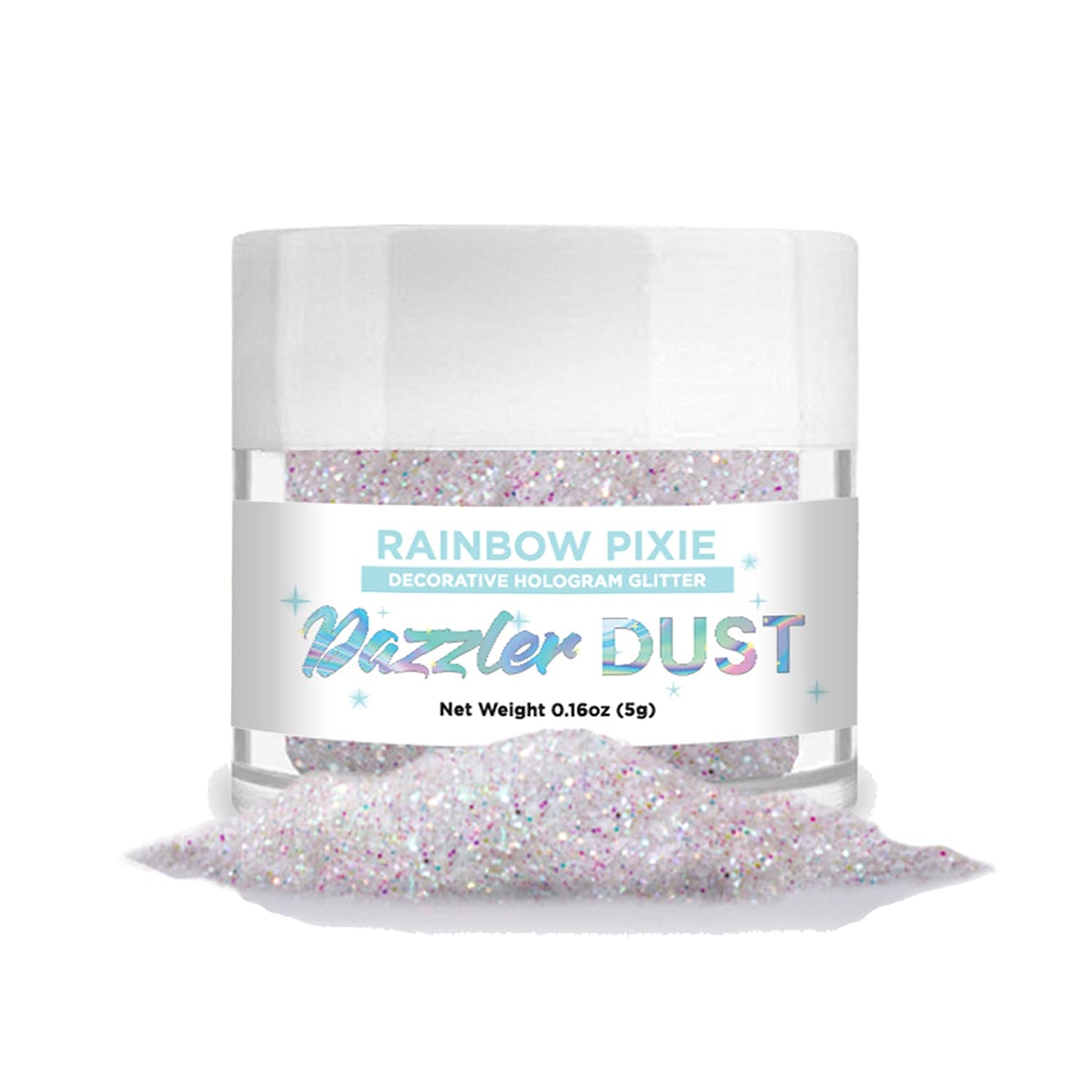 Bakell Rainbow Pixie Glitter 5g Jar | Non-Toxic Art & Craft Decoration | Model FLD152