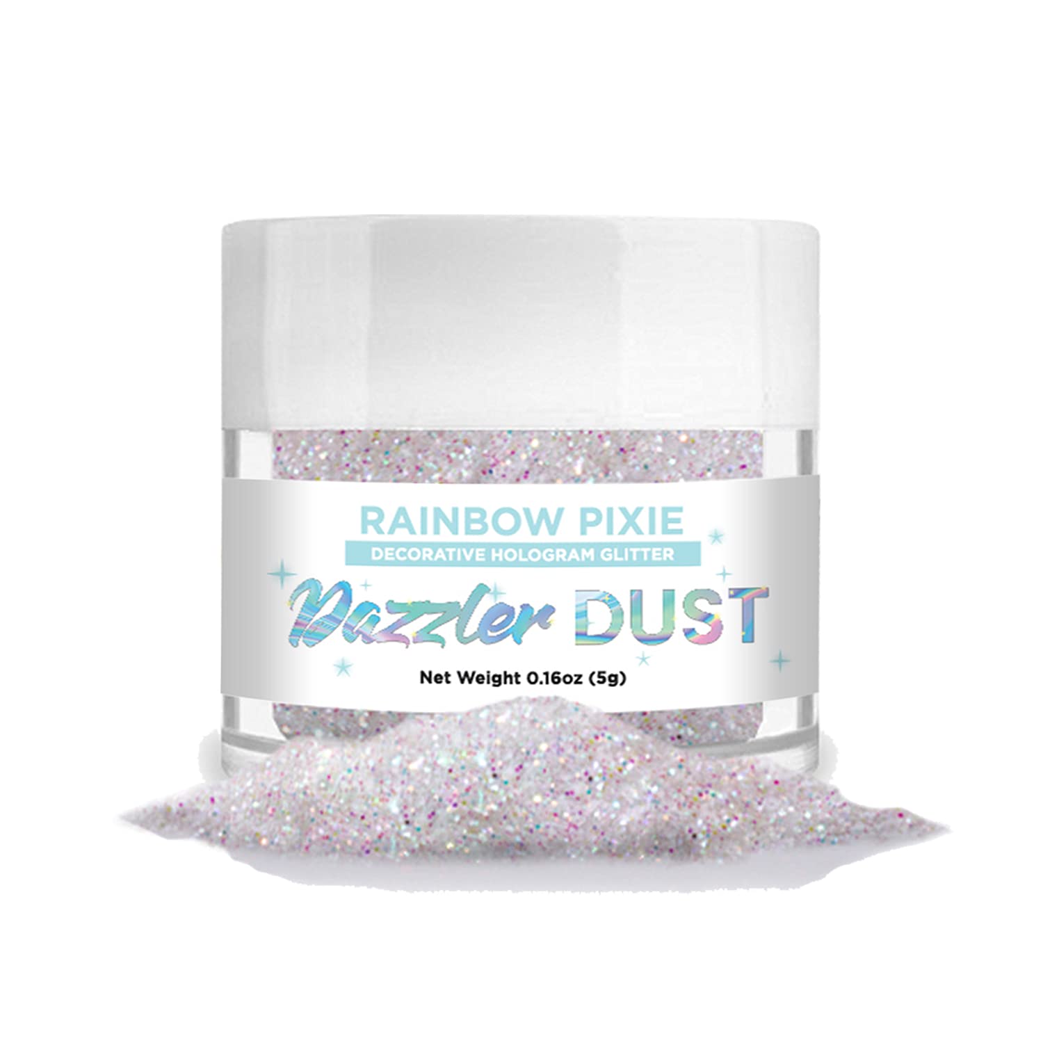Bakell Rainbow Pixie Glitter 5g Jar | Non-Toxic Art & Craft Decoration | Model FLD152