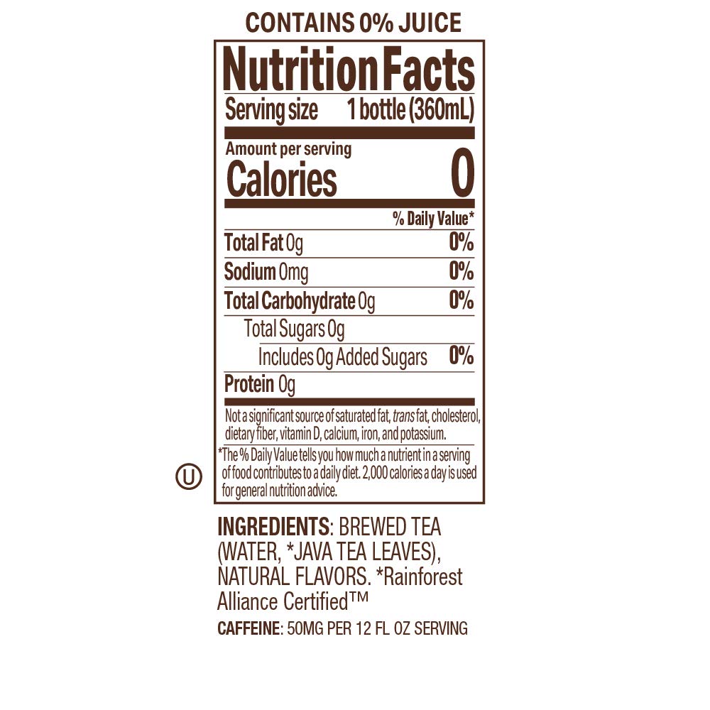 Tejava Lemon Black Iced Tea, 24 Pack, 12Oz Glass Bottles, Unsweetened, Non-Gmo, Kosher, No Sugar Or Sweeteners, No Calories, No Preservatives, Brewed In Small Batches