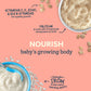 Gerber Stage 3 Baby Food, Oatmeal Banana Strawberry Cereal, Whole Grains, Iron, Baby Oatmeal Cereal, 6-Pack