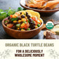 Mountain High Organics, Certified Usda Organic Dry Black Beans, Non-Gmo, Vegan, Whole Dried Black Beans, Plant Based Protein And