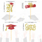 24Pcs Graduation Cupcake Toppers, Graduation Decorations Class Of 2024 Cupcake Toppers- Graduation Cupcake Picks For Graduation